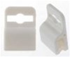 White Gripper 30 Friction Fit Badge Holders - Slot-Free Card Clips - 100/Pack