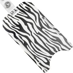 Zebra Print Vertical Badge Holder - 10/Pkg.