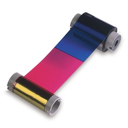 Fargo 84012 YMCKH: HDP Full-color ribbon with resin black and Heat Seal Panel - 400 images (CR-80) (CR-90 and CR-100 cards in HDP820, 720 and 710)