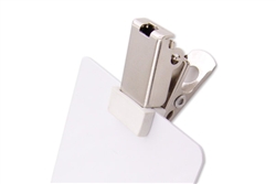 Slot-Free Card Clamp With Bull-Dog Clip - 100/Pkg.